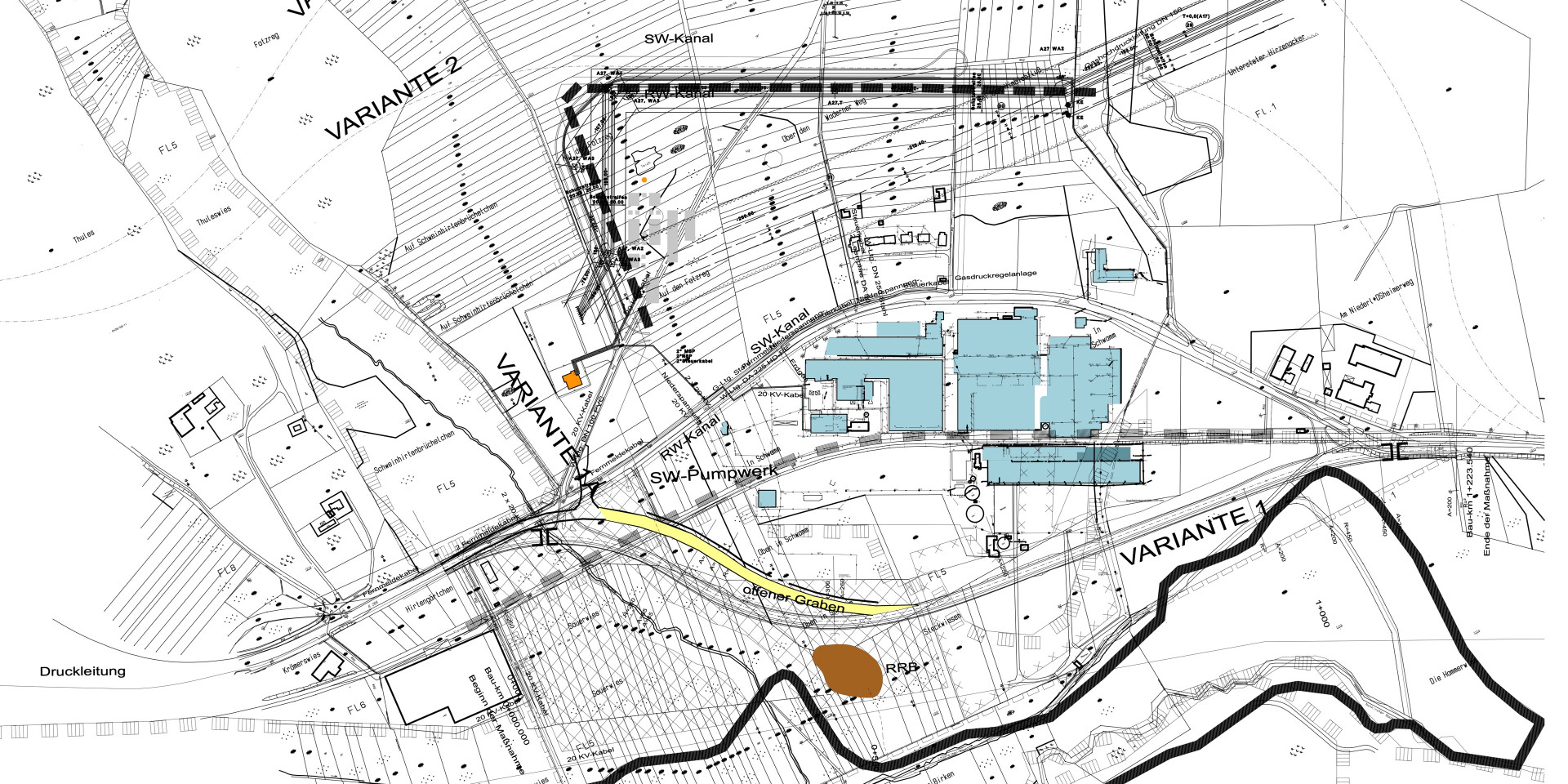 Homanit Hackerlinie, Lageplan