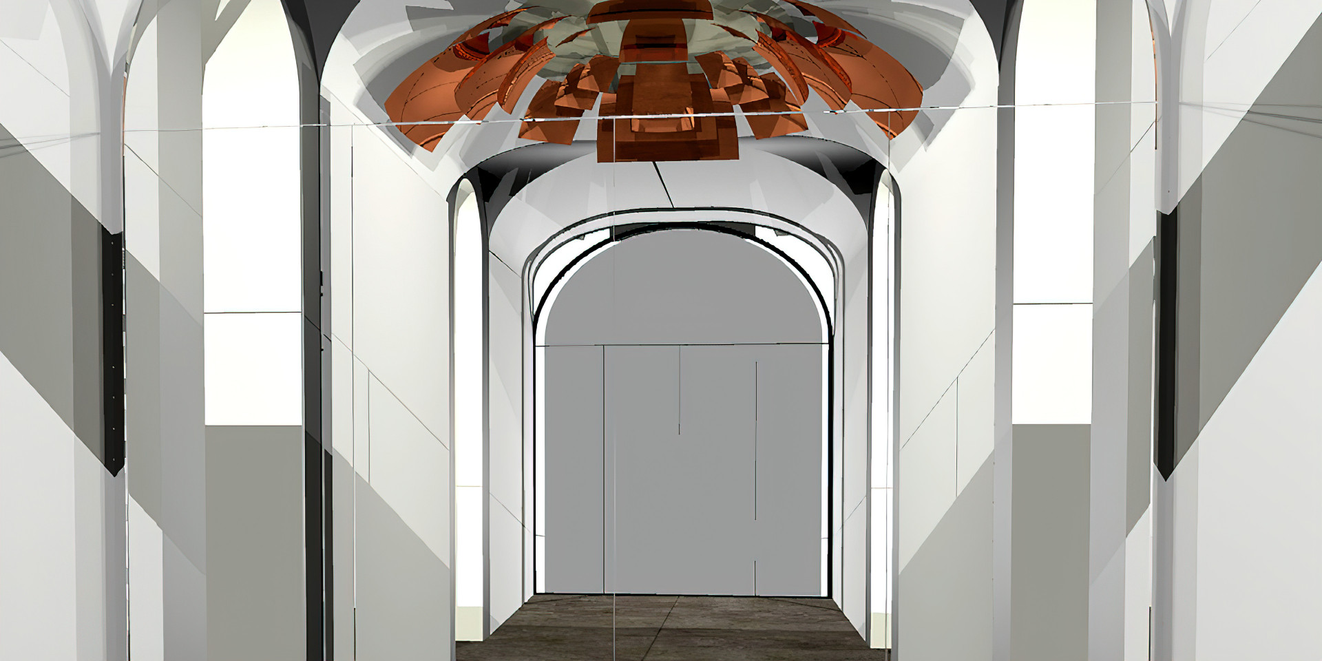 Ludwigstrasse, 3D-Rendering der Eingangshalle